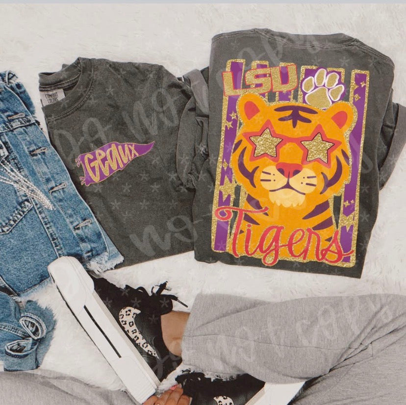 Preppy LSU DTF Transfer