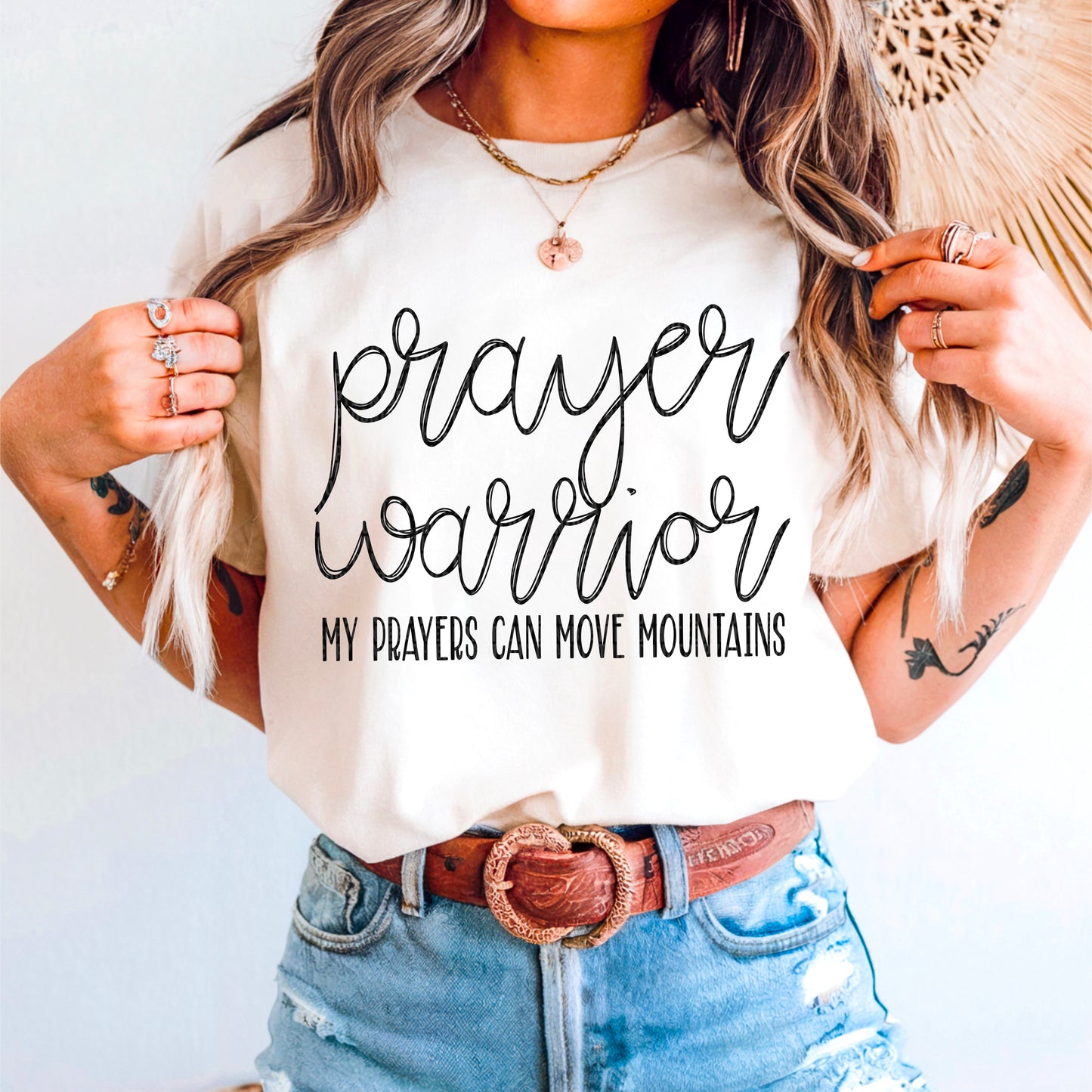 Prayer Warrior DTF Transfer