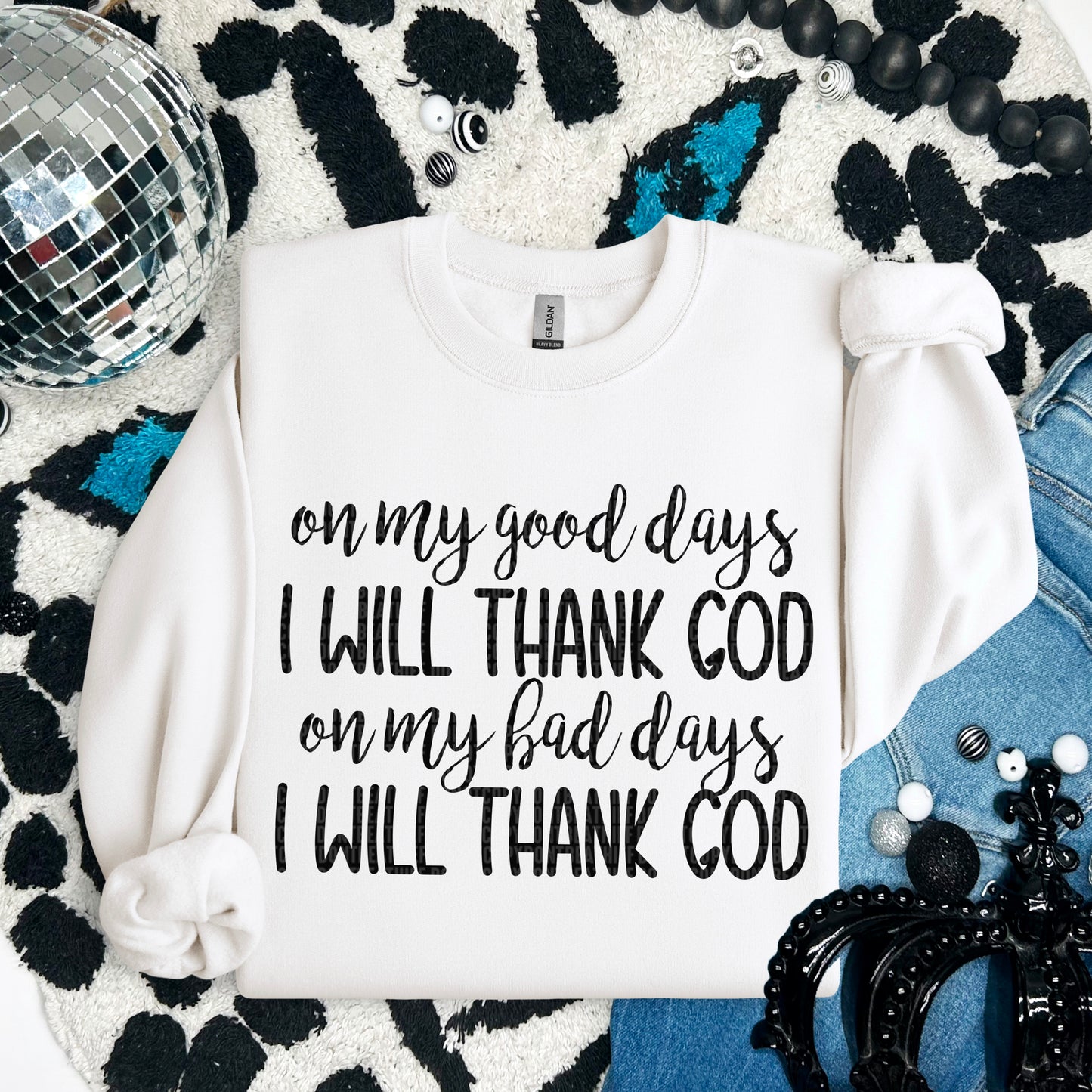 I Will Thank God DTF Transfer