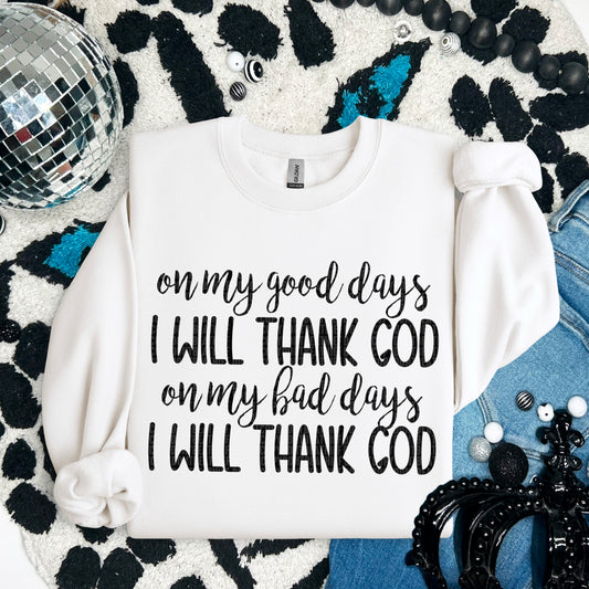 I Will Thank God DTF Transfer