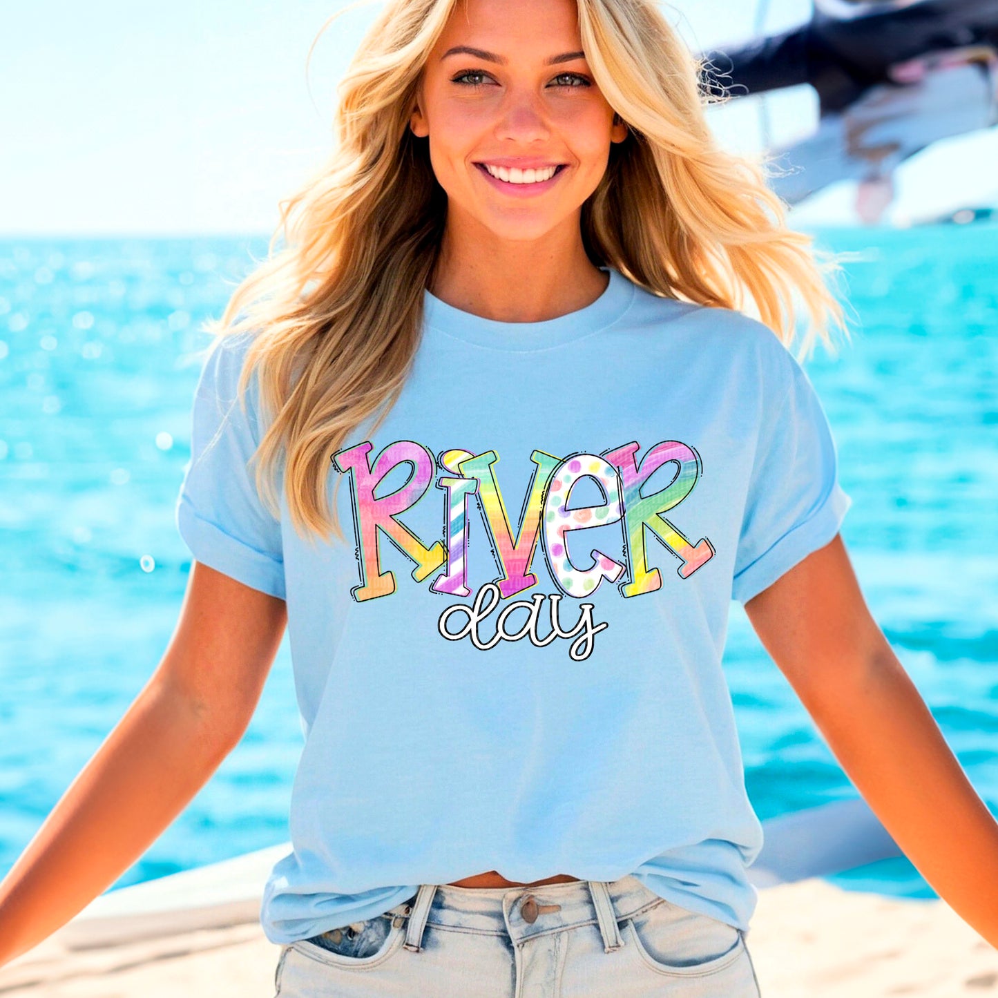 River Day DTF Transfer