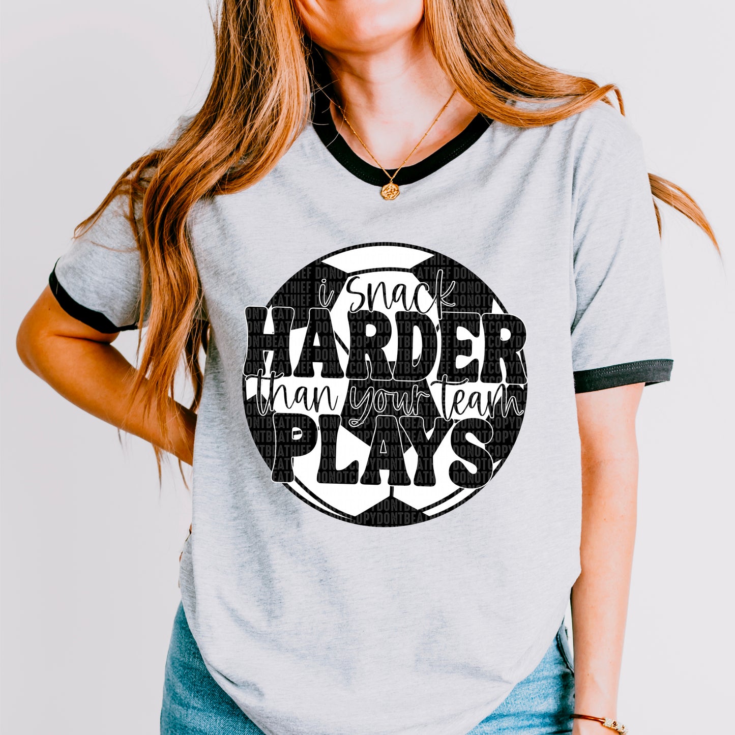 Harder Than Your Team Plays Soccer DTF Transfer
