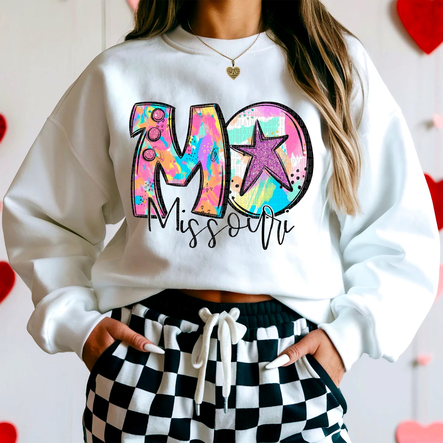 Neon Missouri DTF Transfer