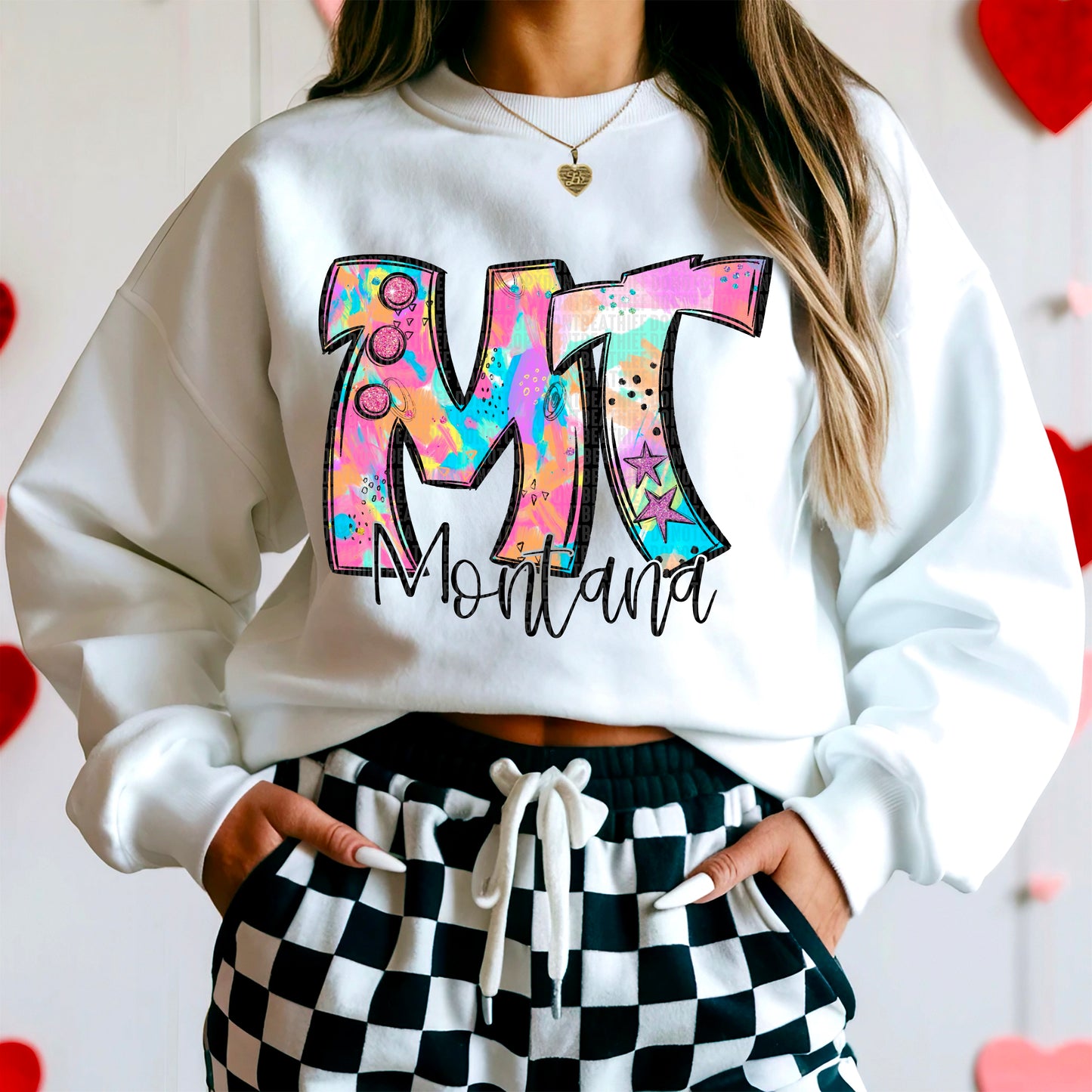 Neon Montana DTF Transfer