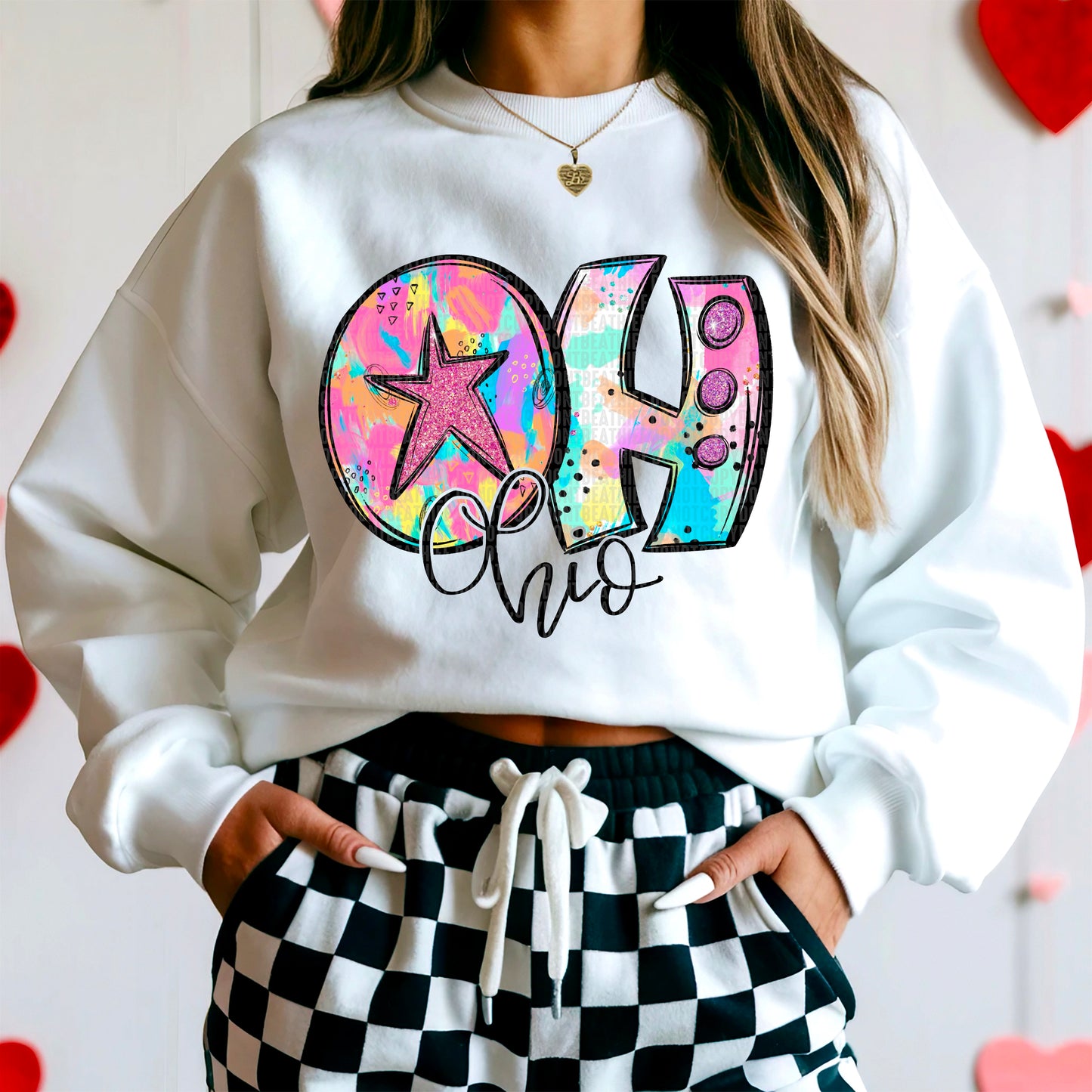 Neon Ohio DTF Transfer