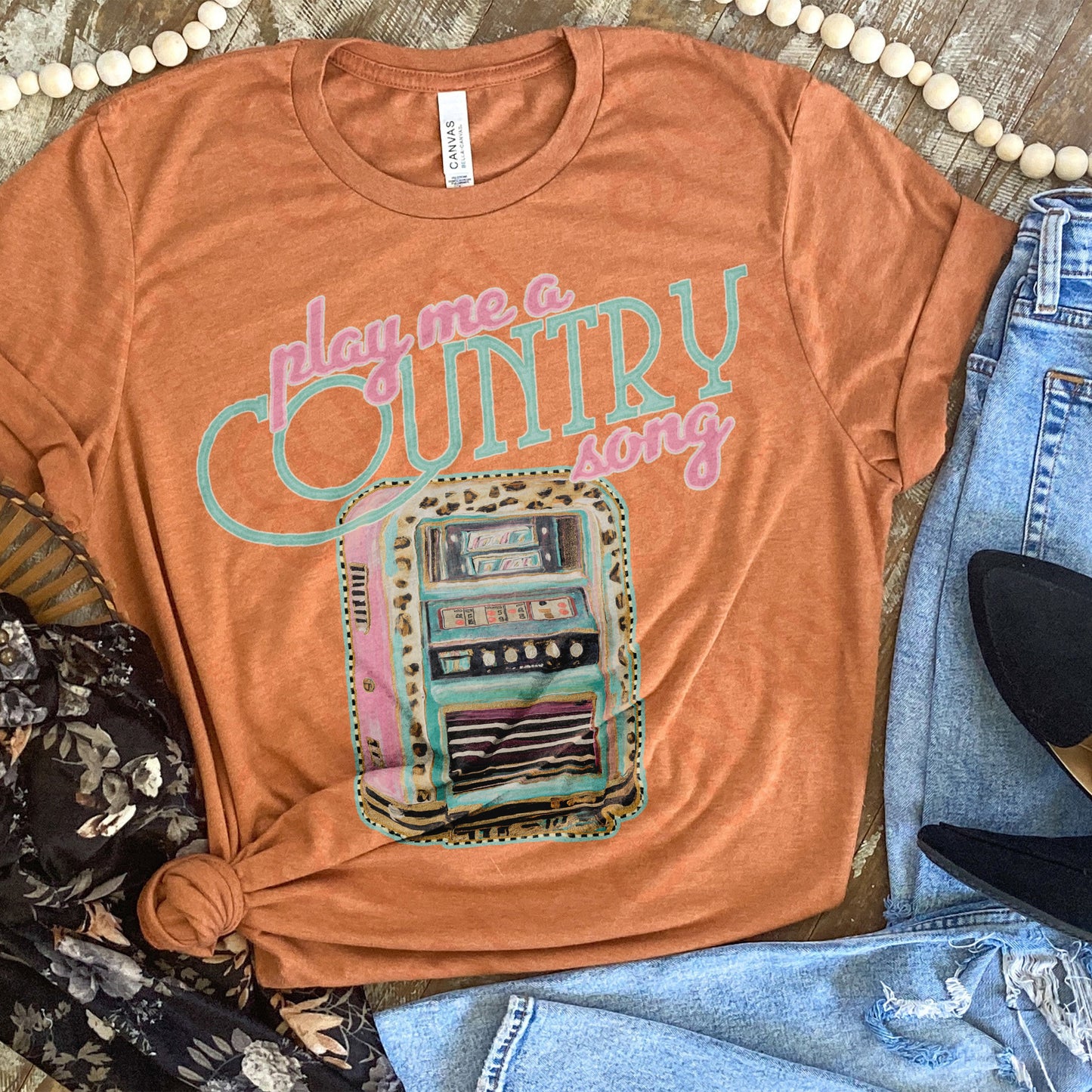 Play Me A Country Song DTF Transfer