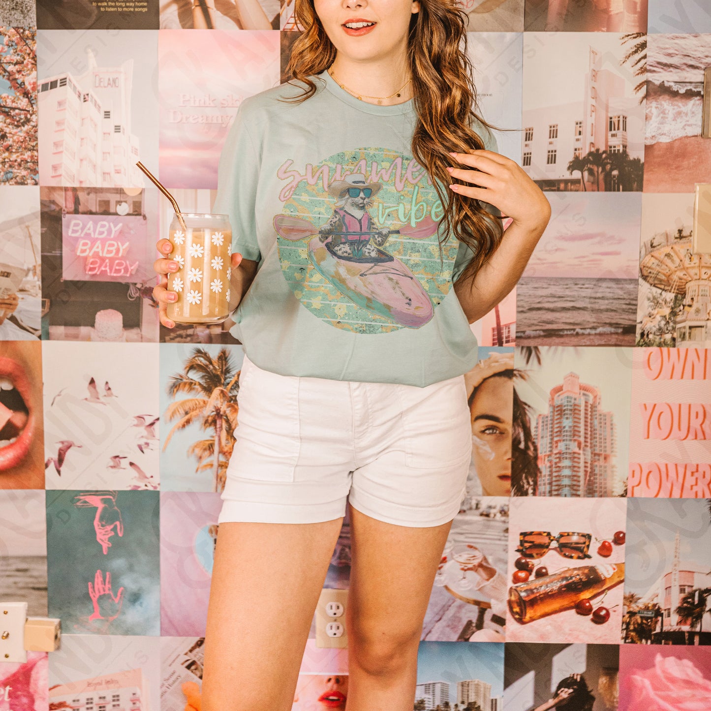 Summer Vibes Kayak DTF Transfer