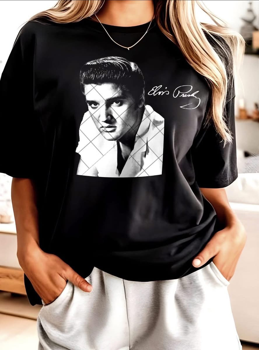 Elvis Presley Signature DTF Transfer