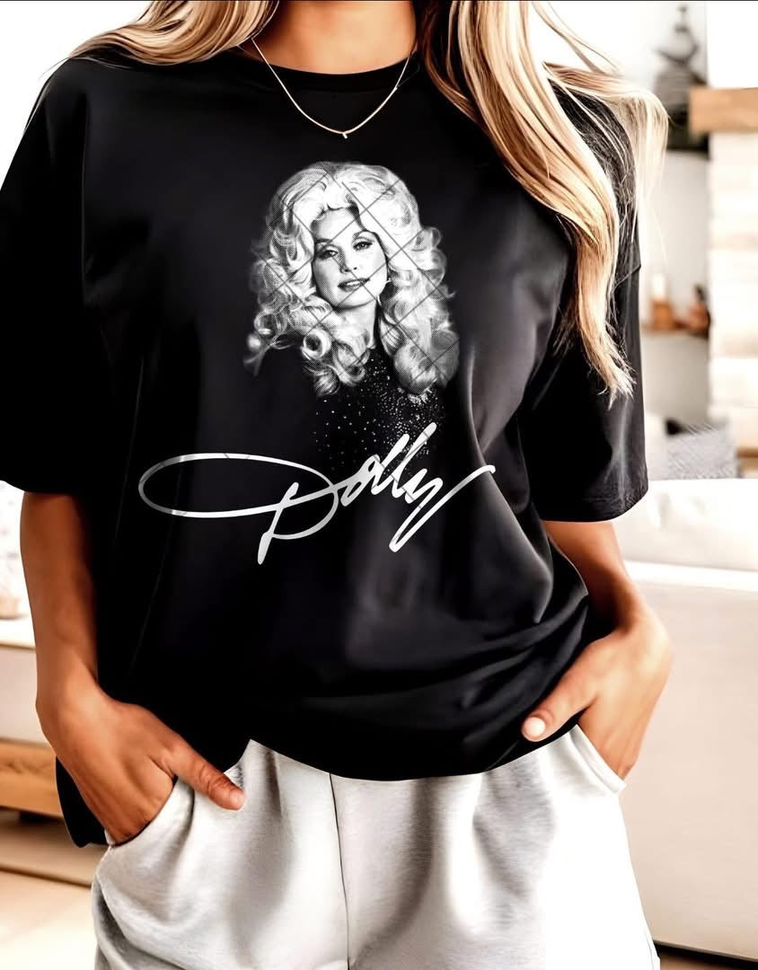 Dolly Parton Signature DTF Transfer