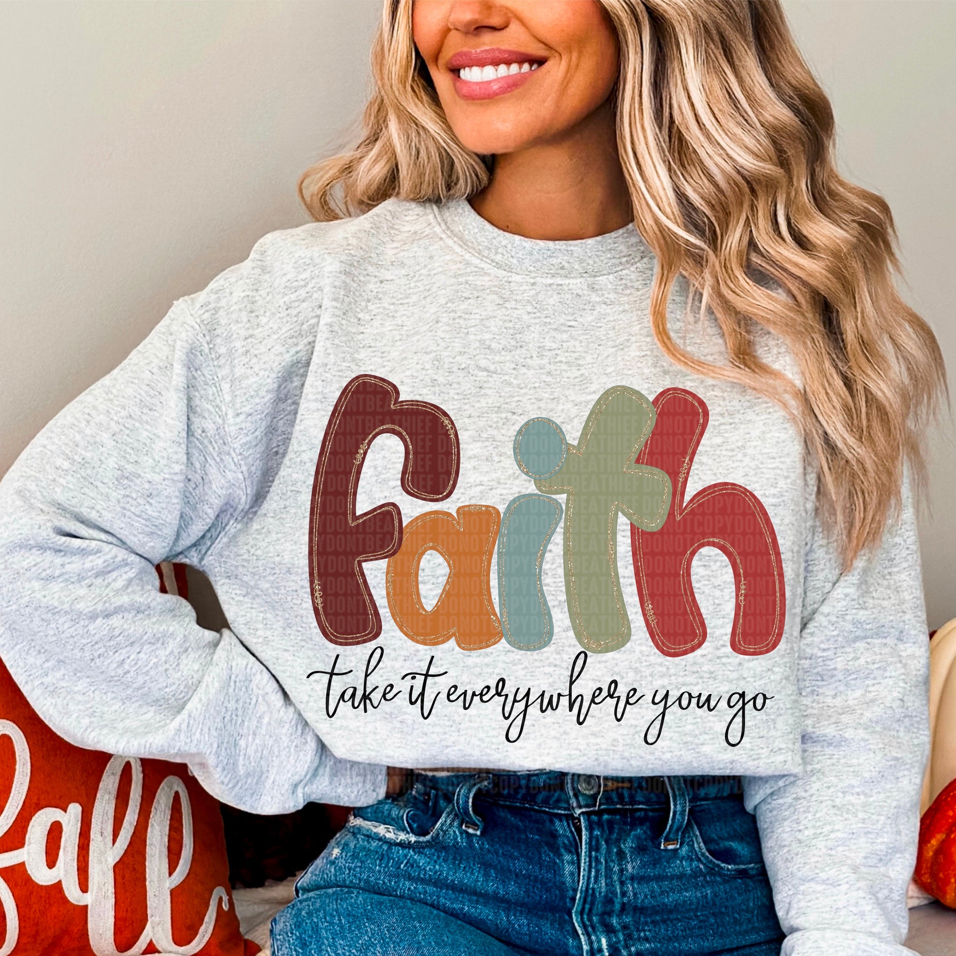 Kay’s and Grace Transfers 12” Faith Take It Everywhere You go DTF Transfer Faith Take It Everywhere You go DTF Transfer