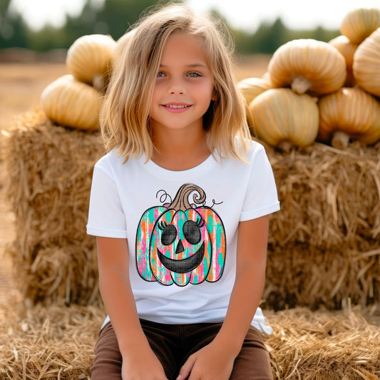 Kay’s and Grace Transfers 12” Girl Pumpkin DTF Transfer Girl Pumpkin DTF Transfer