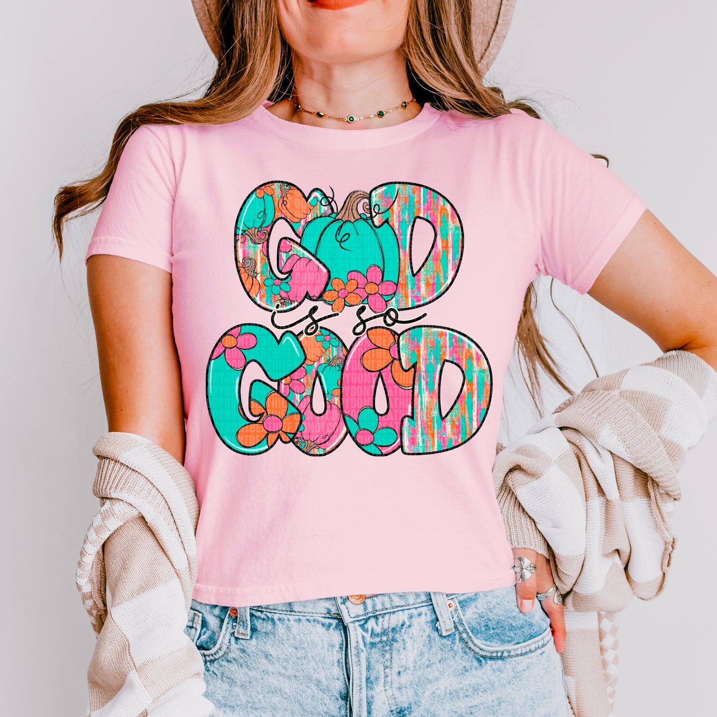 Kay’s and Grace Transfers 12” God Is So Good DTF Transfer God Is So Good DTF Transfer