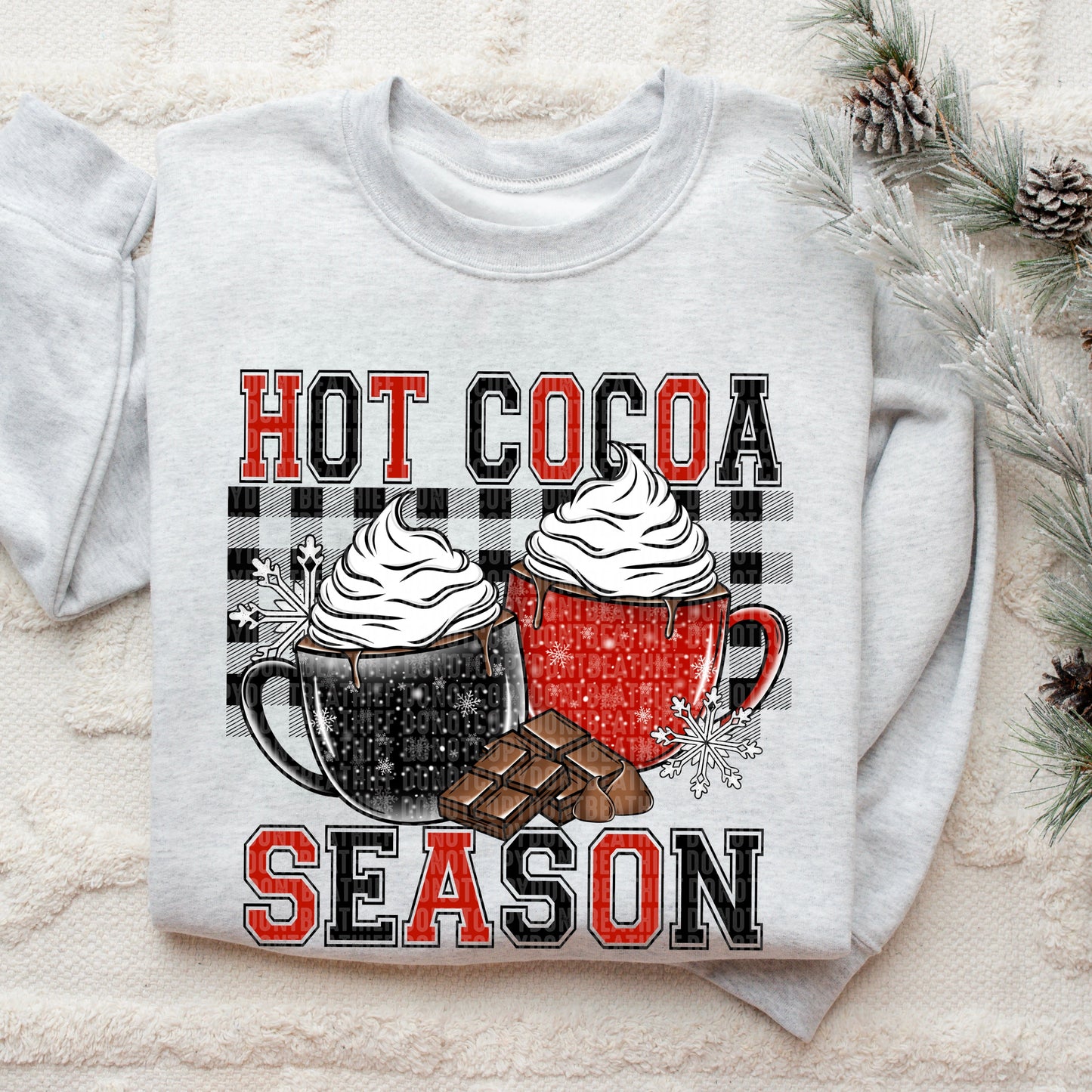 Kay’s and Grace Transfers 12” Hot Cocoa Season DTF Transfer Hot Cocoa Season DTF Transfer