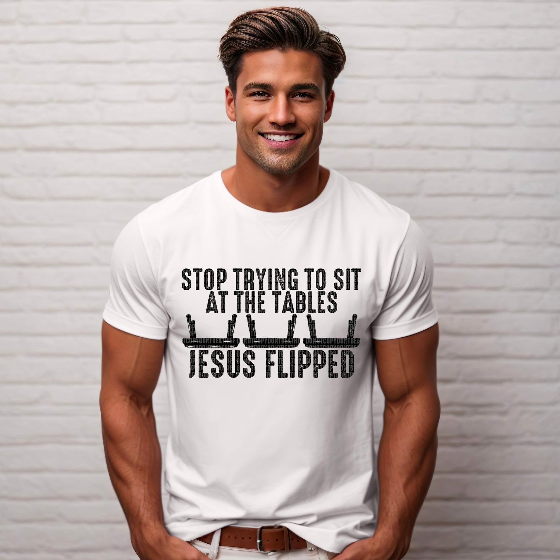 Kay’s and Grace Transfers 12” Jesus Flipped DTF Transfer Jesus Flipped DTF Transfer