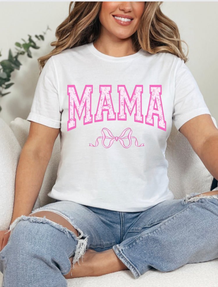 Kay’s and Grace Transfers 12” Mama Pink Bow DTF Transfers