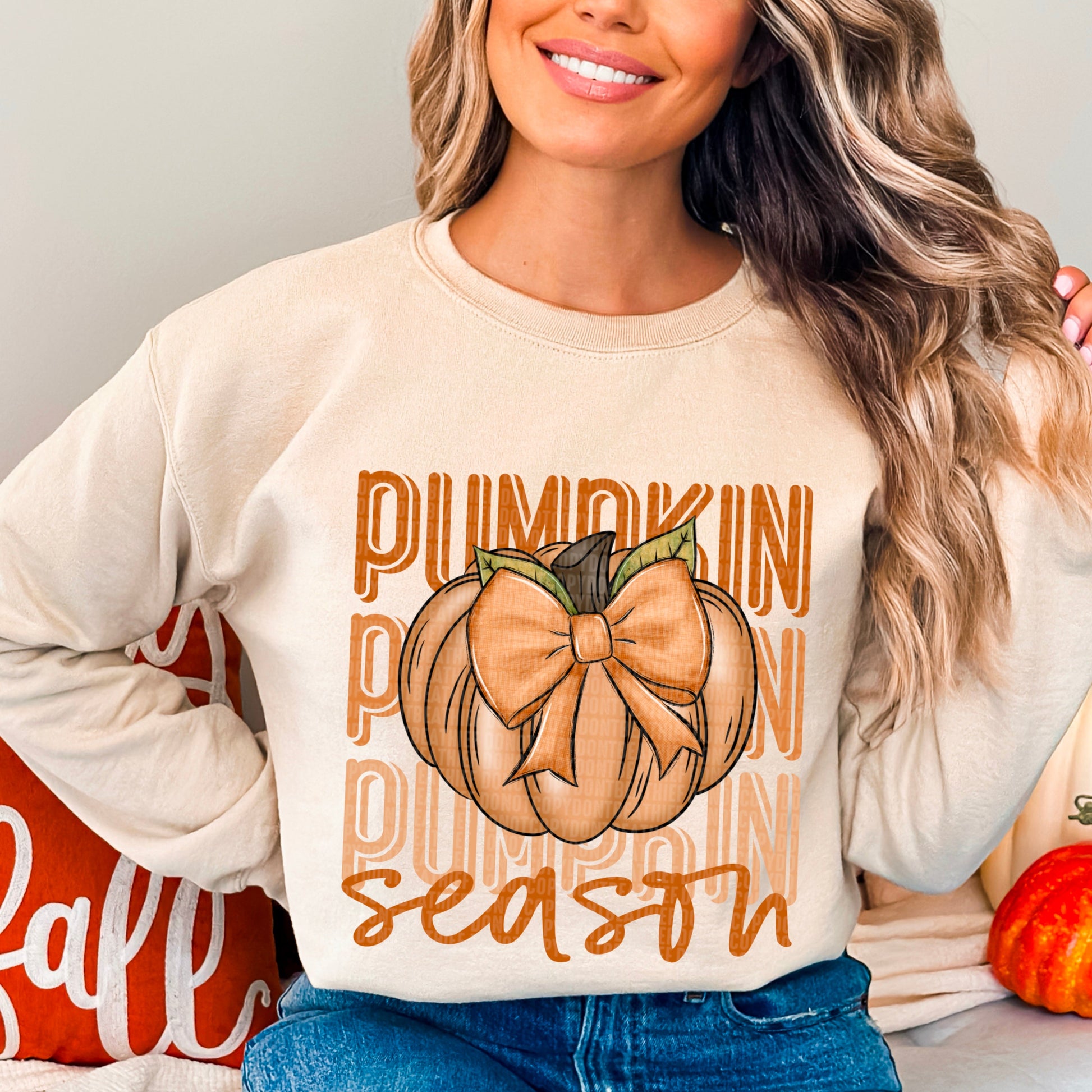 Kay’s and Grace Transfers 12” Pumpkin Season DTF Transfer Pumpkin Season DTF Transfer