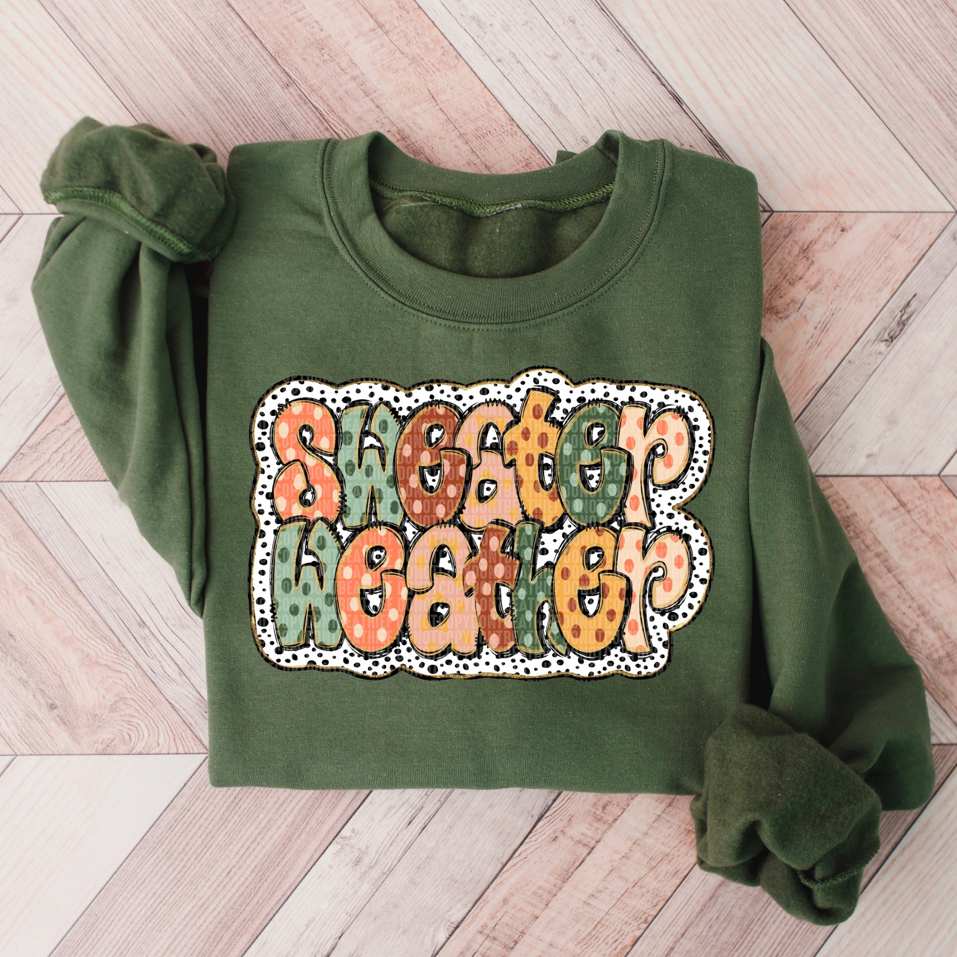 Kay’s and Grace Transfers 12” Sweater Weather DTF Transfer Sweater Weather DTF Transfer