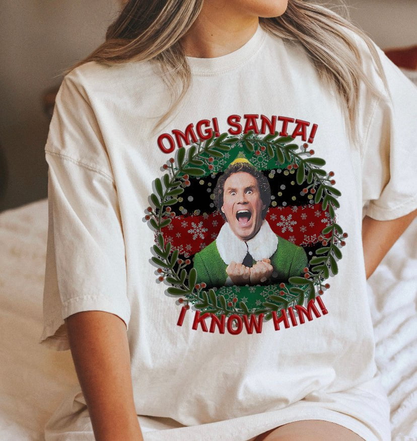 Kay's & Grace Clothing Company  11x11 Pre-Order Omg Santa I Know Him