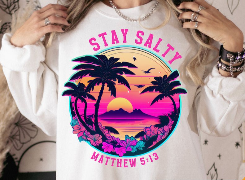 Kay's & Grace Clothing Company 12” Stacy Salty DTF Transfers