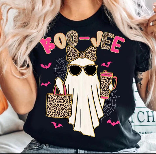 Preppy leopard Ghost DTF Transfer