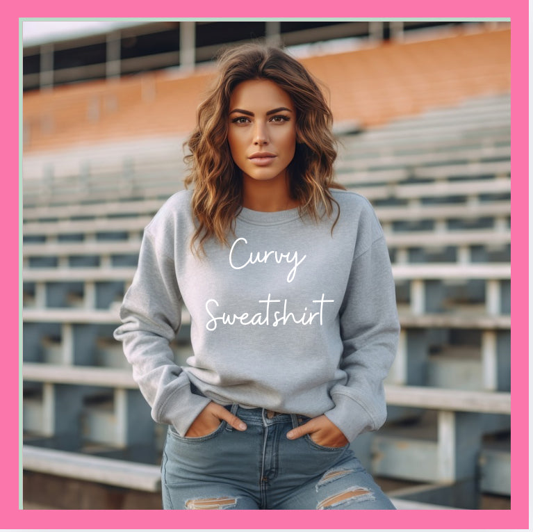 Blank Sweatshirt Plus-size