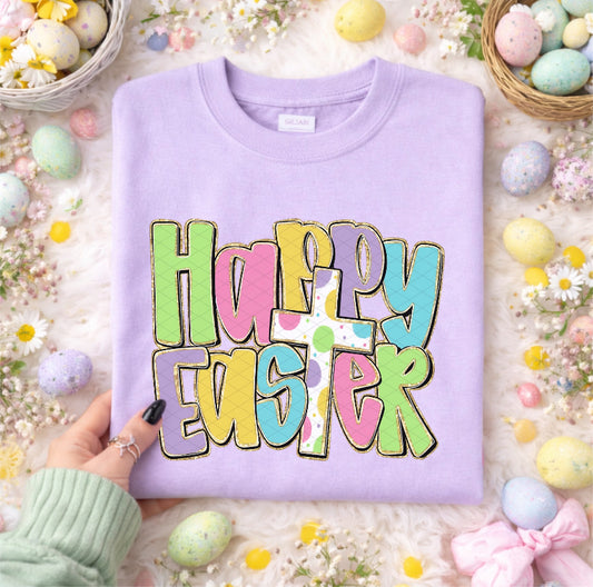 Happy Easter DTF Transfer