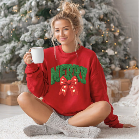 Merry (Bow ) DTF Transfers