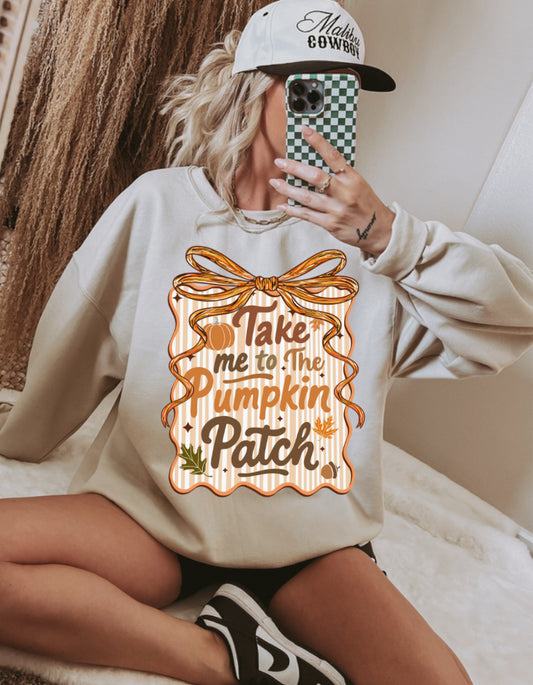 Take Me To The Pumpkin Patch DTF Transfer