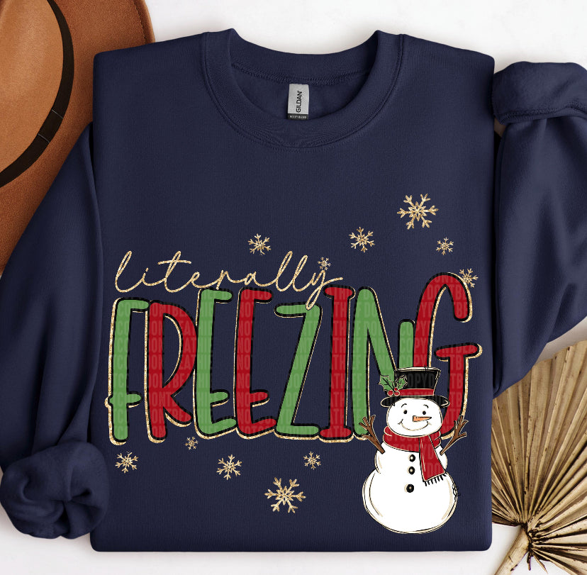 Literally Freezing DTF Transfer