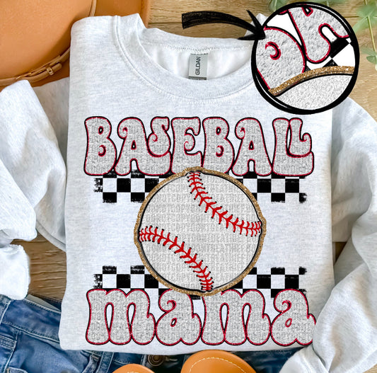 Baseball Mama DTF Transfers