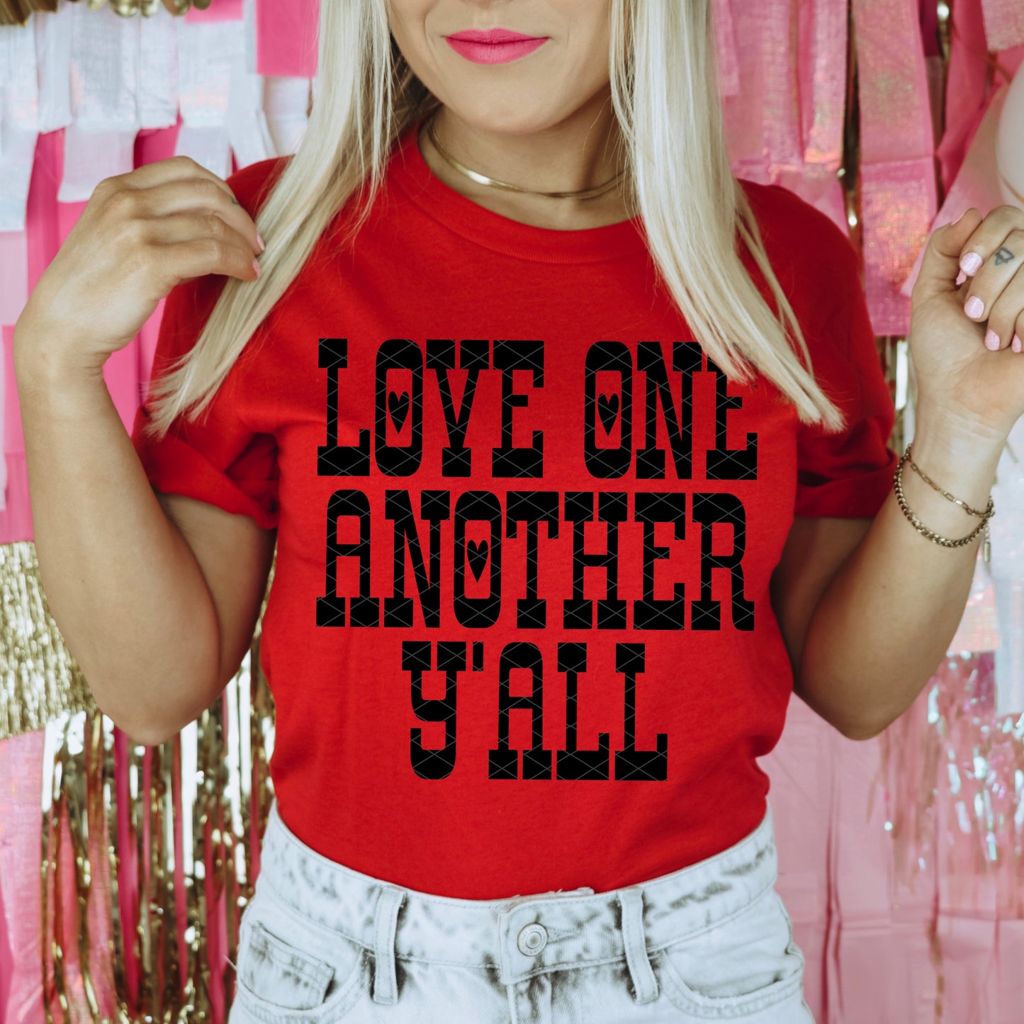 Love one Another Yall DTF Tranfers