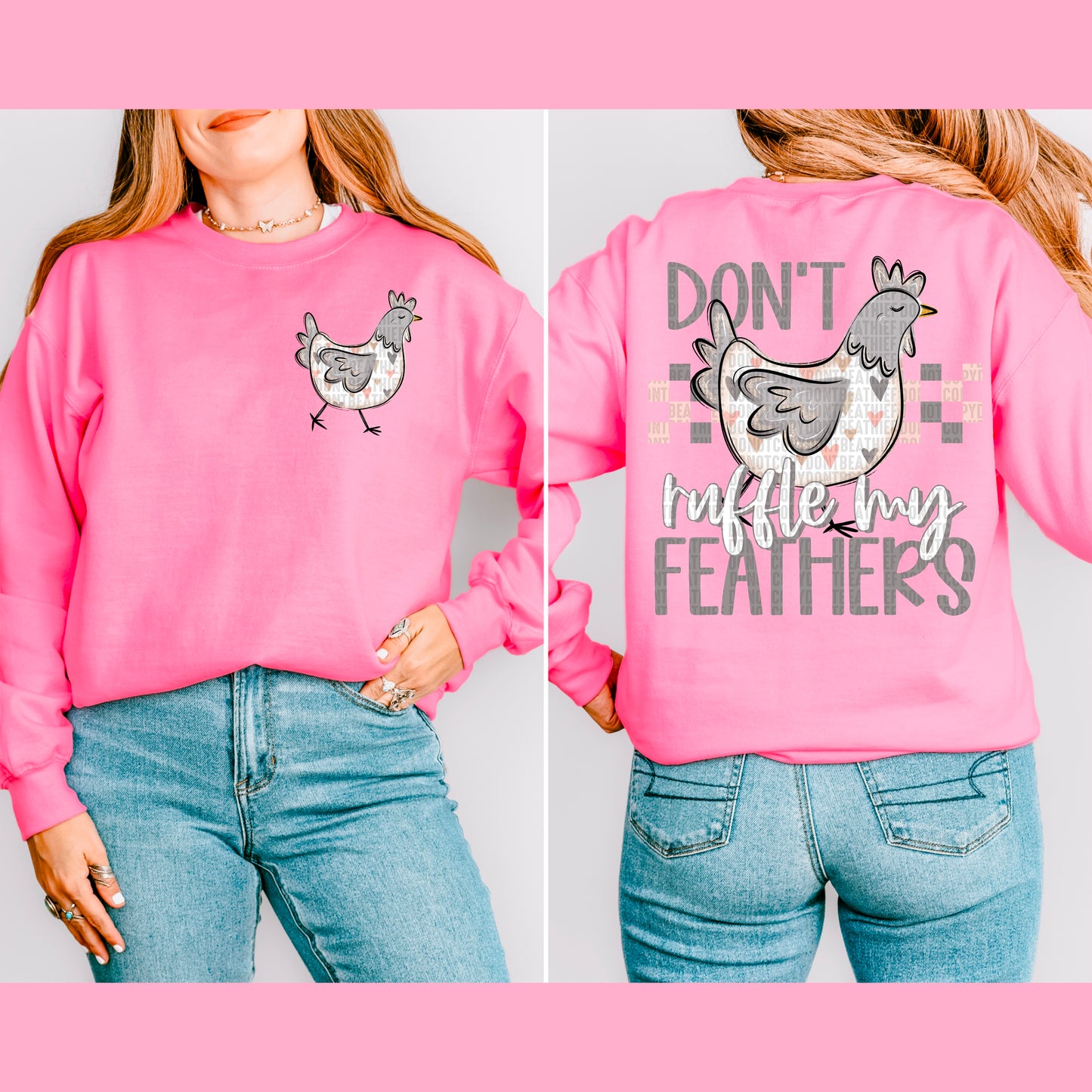 Don’t Ruffle My Feathers W/ Pocket DTF Transfrs