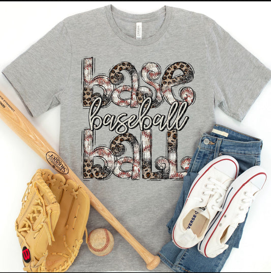 Baseball Doodles DTF Transfer