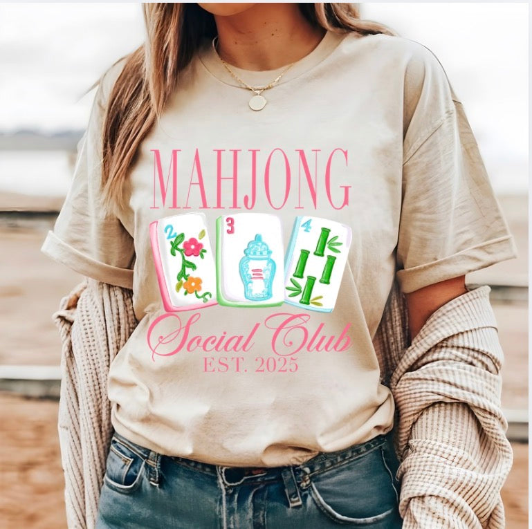 Mahjong Social Club DTF Transfer