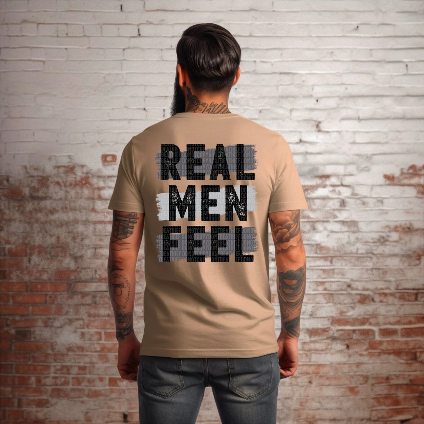 Real Men Feel DTF Transfers