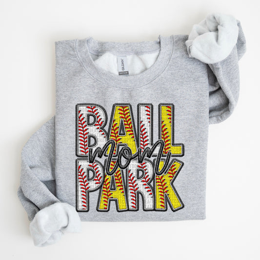 Ball Park Mom DTF Transfer