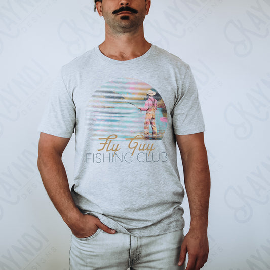 Fly Guy Fishing Club DTF Transfer