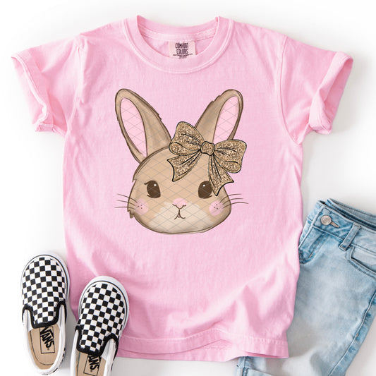 Leopard Bow Bunny