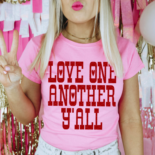 Love One Another Red