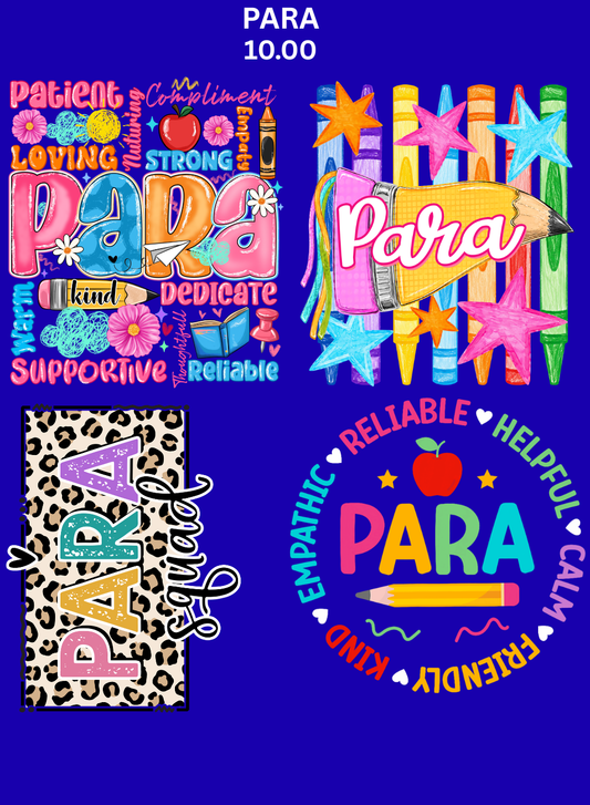 Para premade Gang sheet