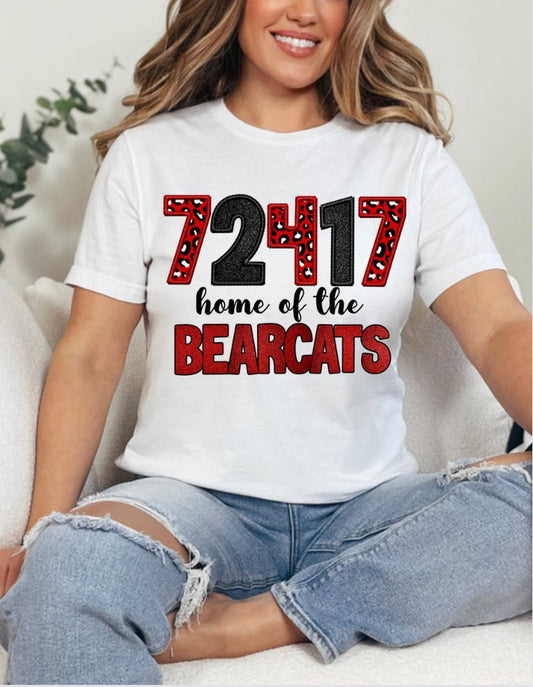 Kay’s and Grace Transfers 11” ZipCode Home Of The Bearcat DTF Transfer