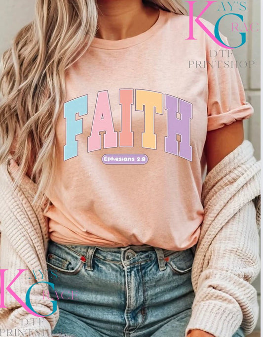 Kay’s and Grace Transfers 12” Faith DTF Transfer