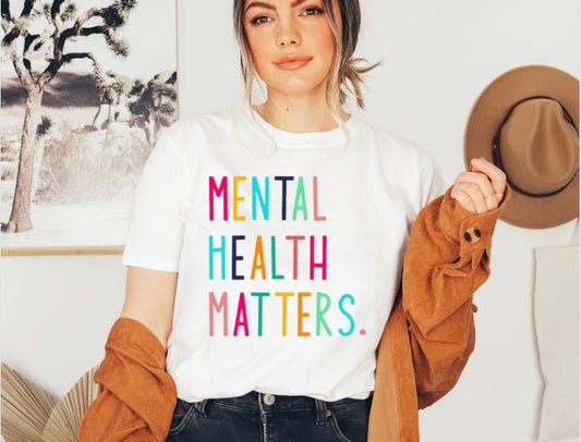 Kay's & Grace Clothing Company 12.5 x 12 Mental Health Matters DTF Transfers