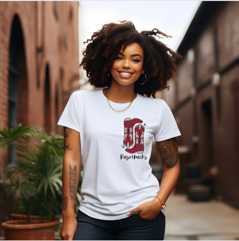 Preppy Razorback Boots Heat DTF Pocket – Kay's & Grace DTF Transfer