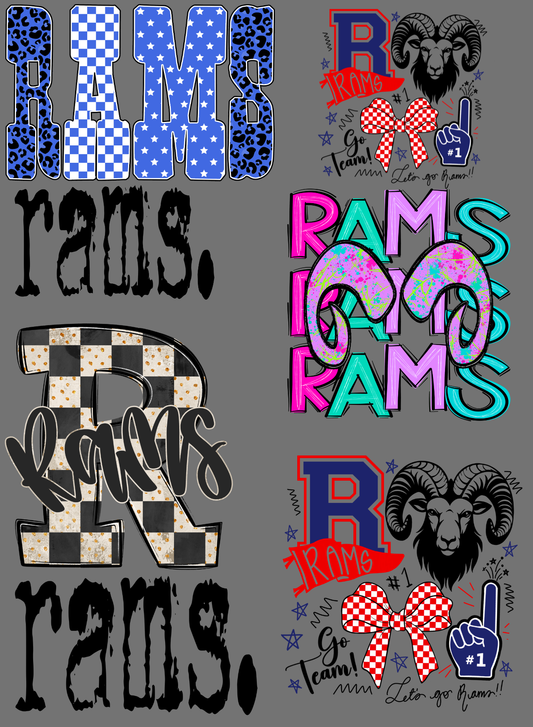 Rams Premade Gang sheet