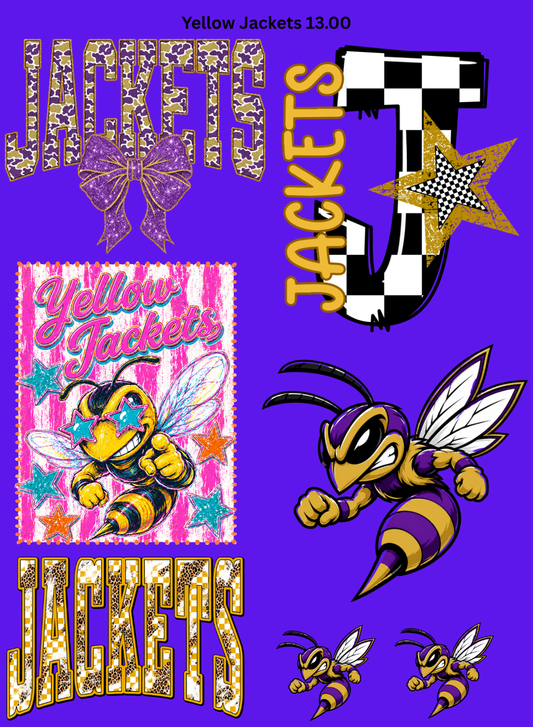 YellowJackets Premade Gangsheet